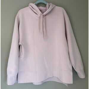 Women’s CALIA by Carrie Underwood Soft Scuba Oversized Side Slit Pink Hoodie MED